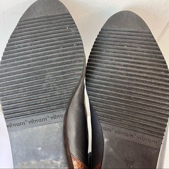 Designer Lorenzo Banfi Quilted Leather Snakeskin Slip On Boot Ankle Brown Sz 8.5 - Picture 12 of 12